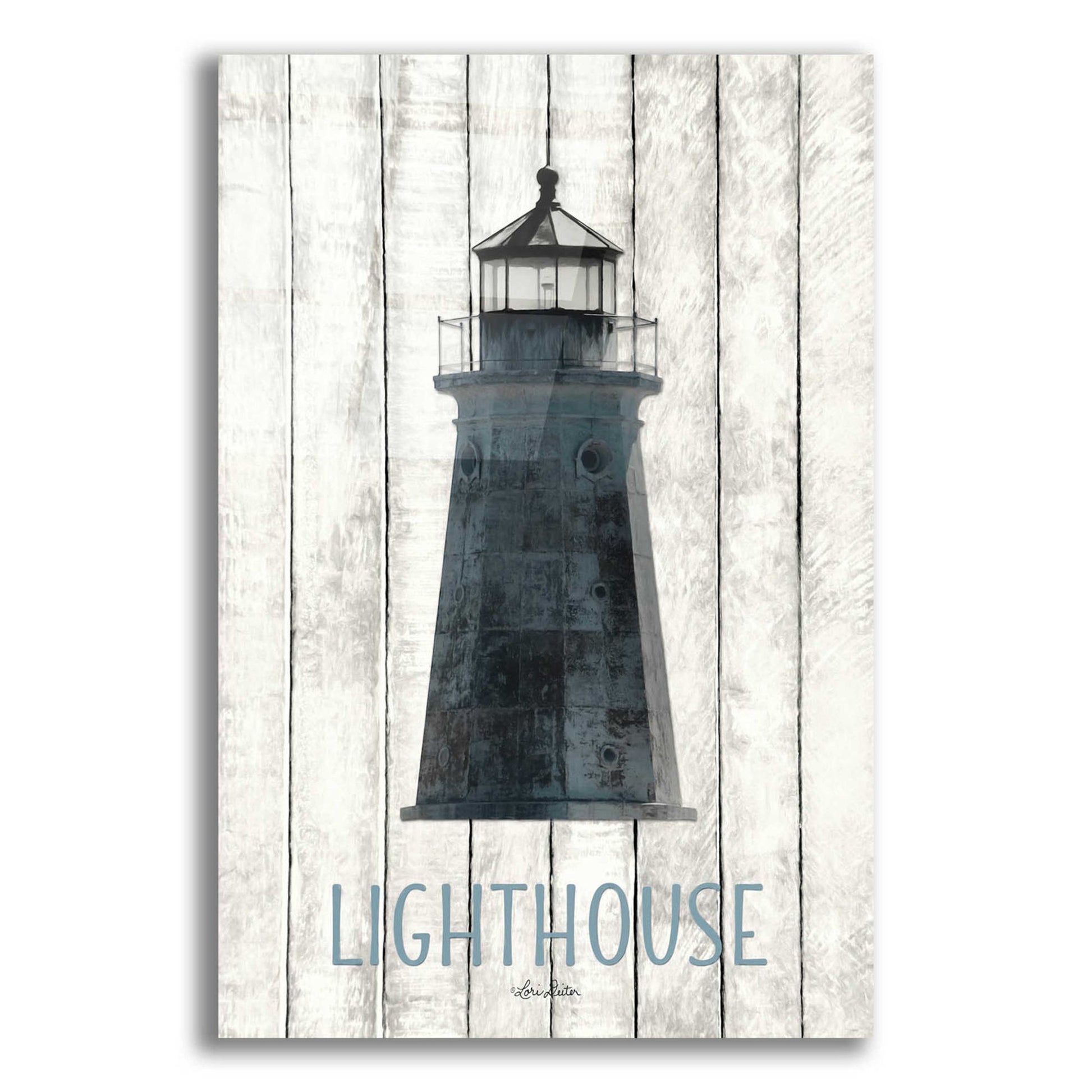 Epic Art 'Lighthouse' by Lori Deiter Acrylic Glass Wall Art