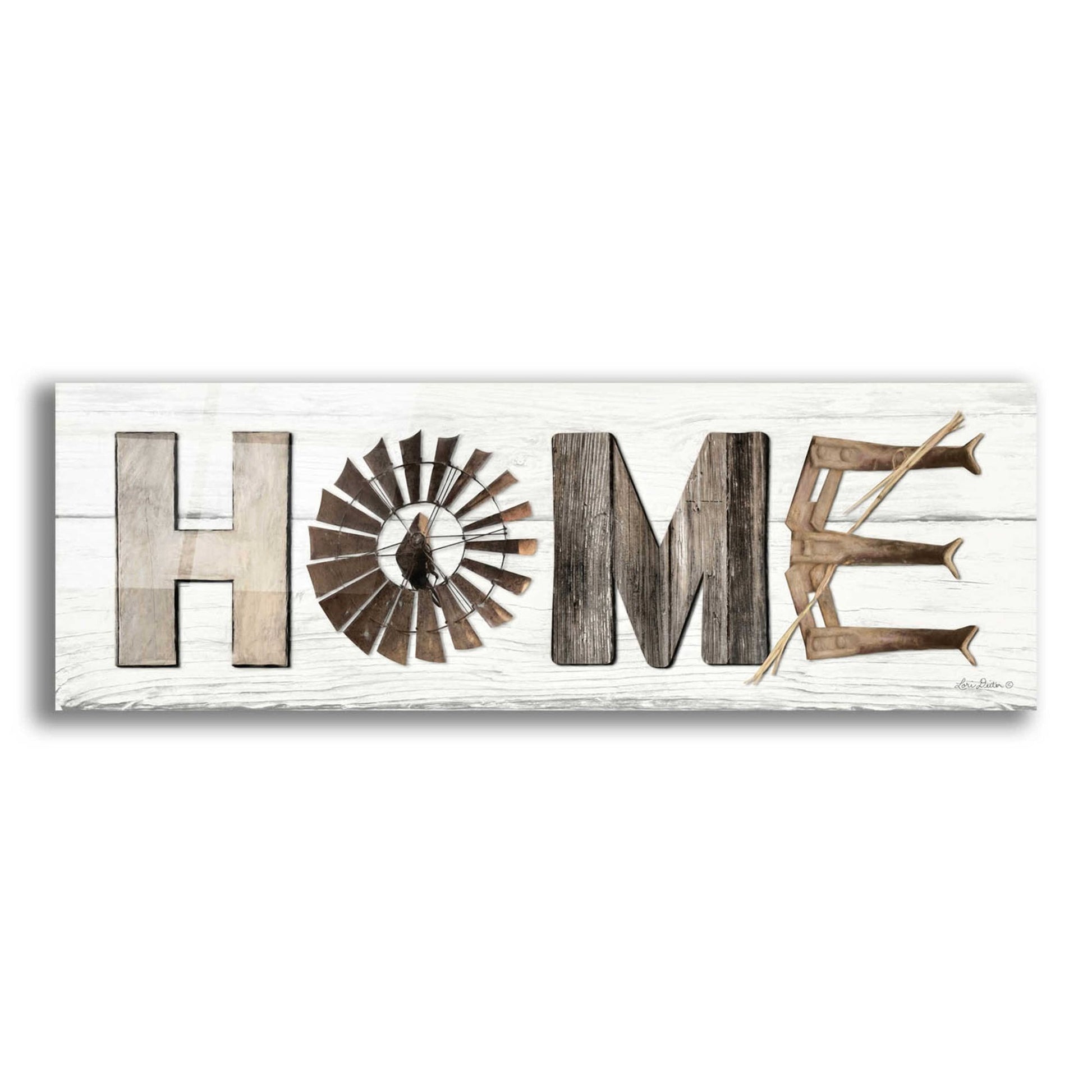 Epic Art 'Rustic Home II' by Lori Deiter Acrylic Glass Wall Art,3:1