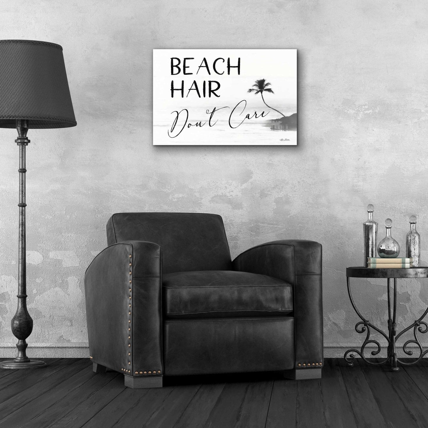 Epic Art 'Beach Hair, Don't Care' by Lori Deiter Acrylic Glass Wall Art,24x16