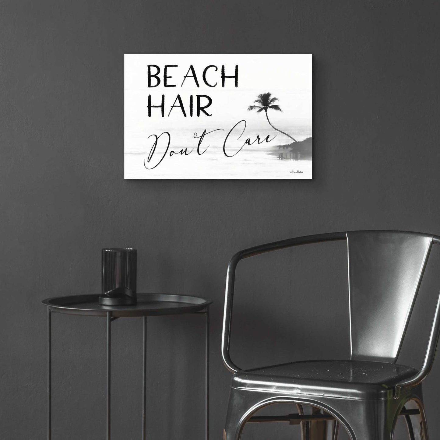 Epic Art 'Beach Hair, Don't Care' by Lori Deiter Acrylic Glass Wall Art,24x16