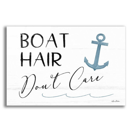 Epic Art 'Boat Hair, Don't Care' by Lori Deiter Acrylic Glass Wall Art