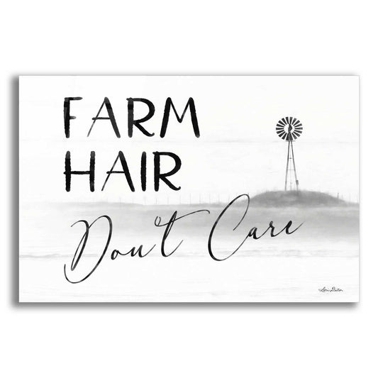 Epic Art 'Farm Hair, Don't Care' by Lori Deiter Acrylic Glass Wall Art