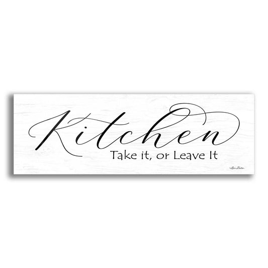 Epic Art 'Kitchen - Take It or Leave It' by Lori Deiter Acrylic Glass Wall Art,2:1