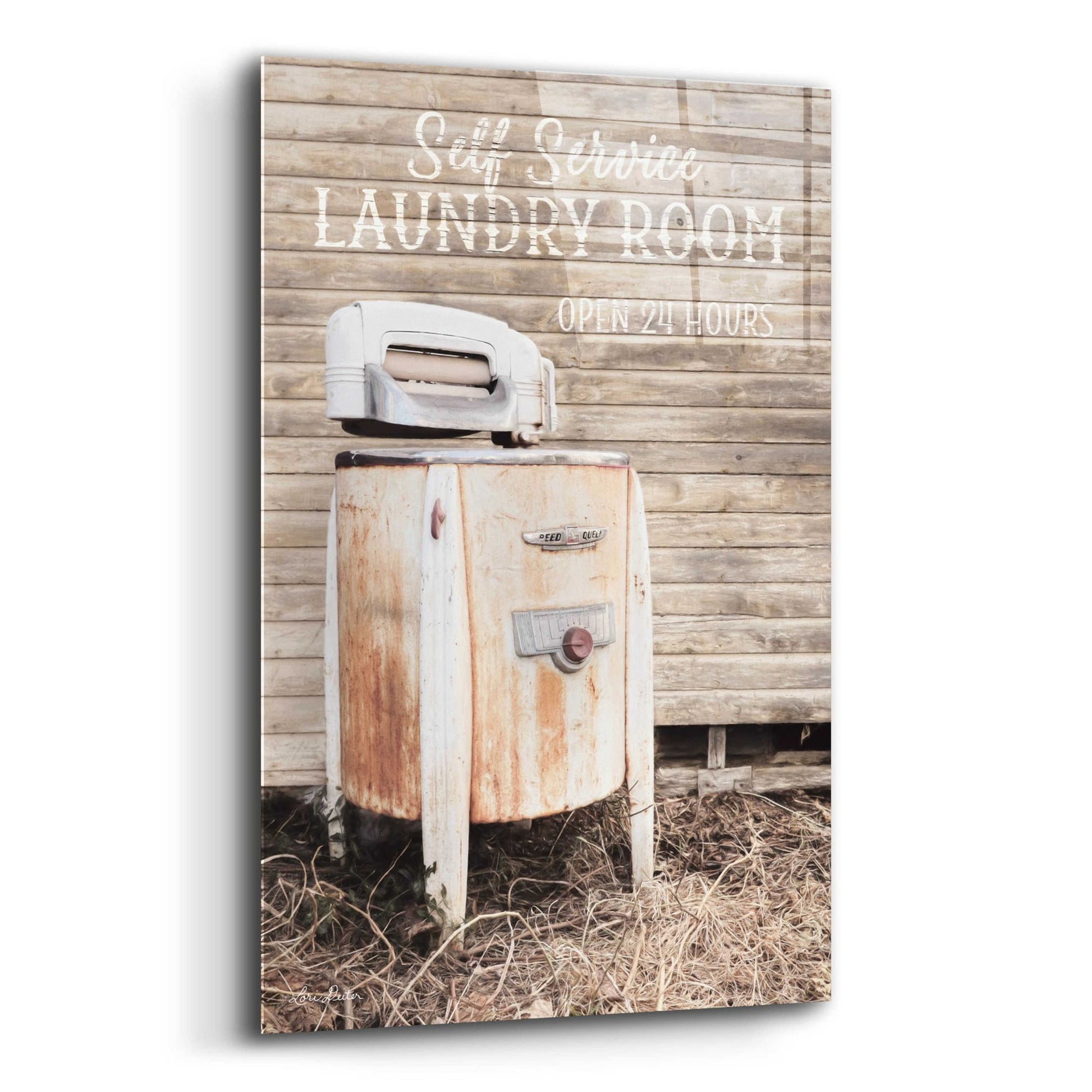 Epic Art 'Laundry Room' by Lori Deiter Acrylic Glass Wall Art,12x16