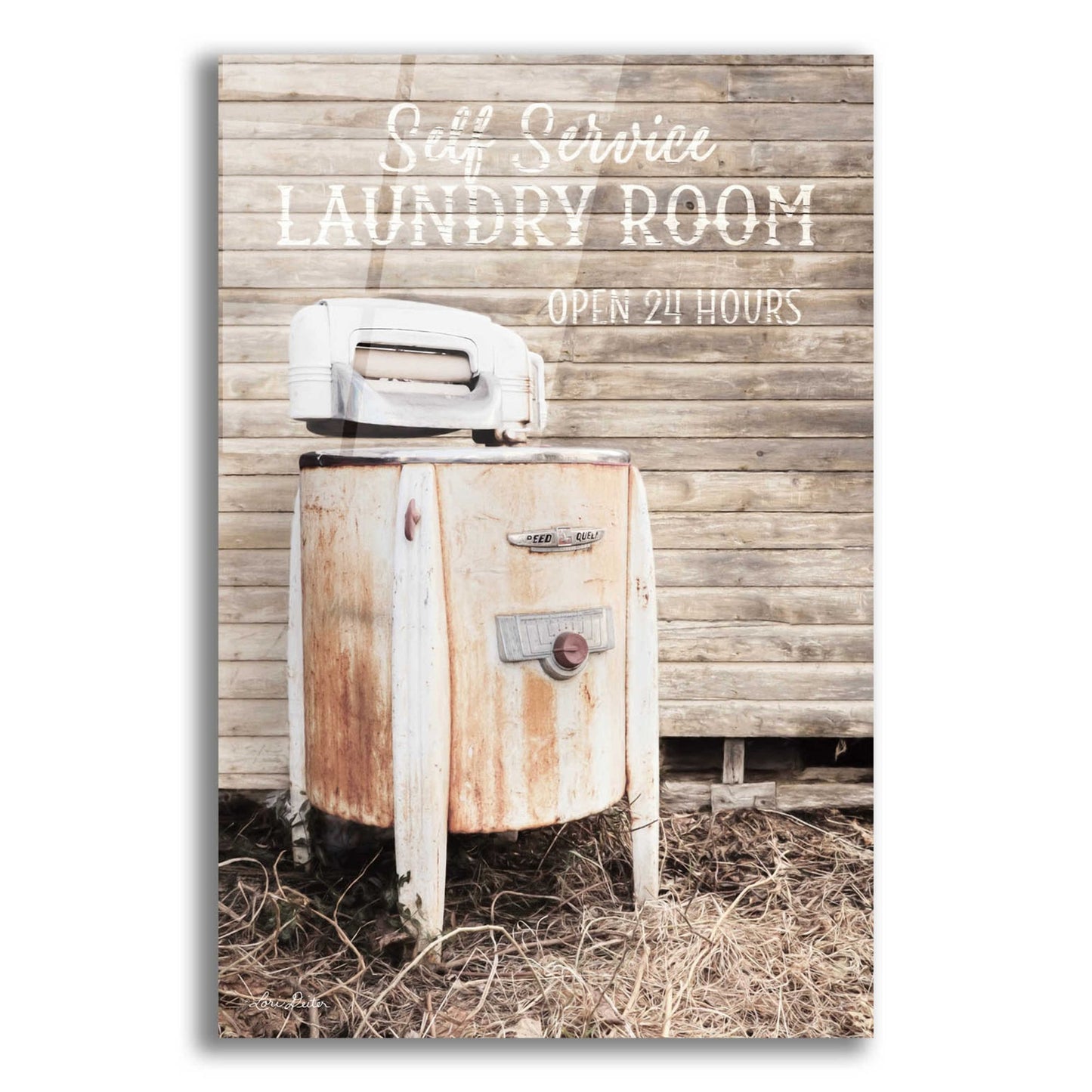 Epic Art 'Laundry Room' by Lori Deiter Acrylic Glass Wall Art