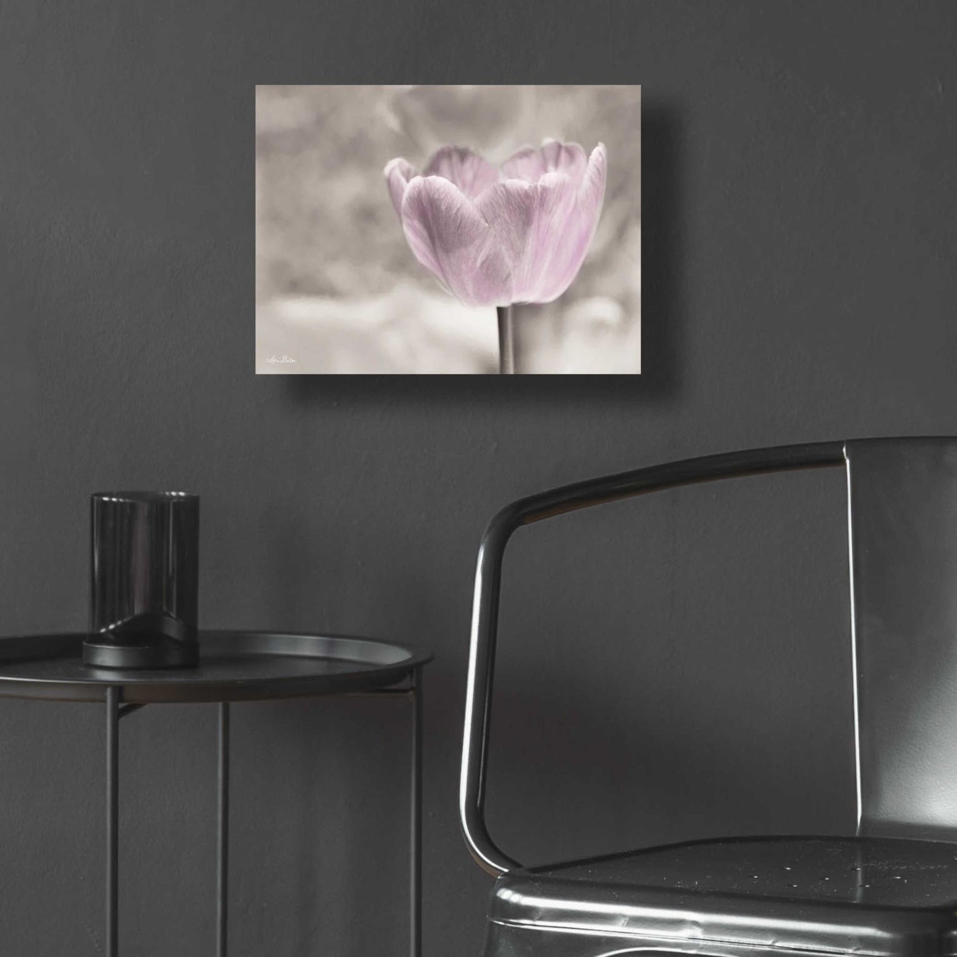 Epic Art 'Violet Tulip' by Lori Deiter Acrylic Glass Wall Art,16x12