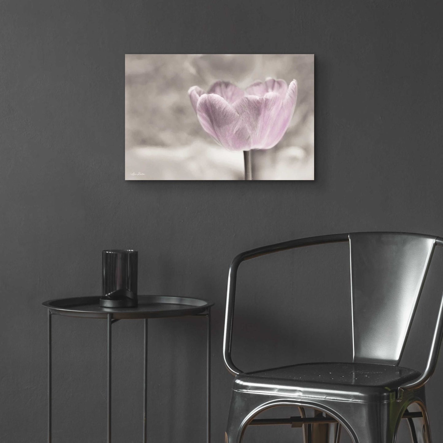 Epic Art 'Violet Tulip' by Lori Deiter Acrylic Glass Wall Art,24x16