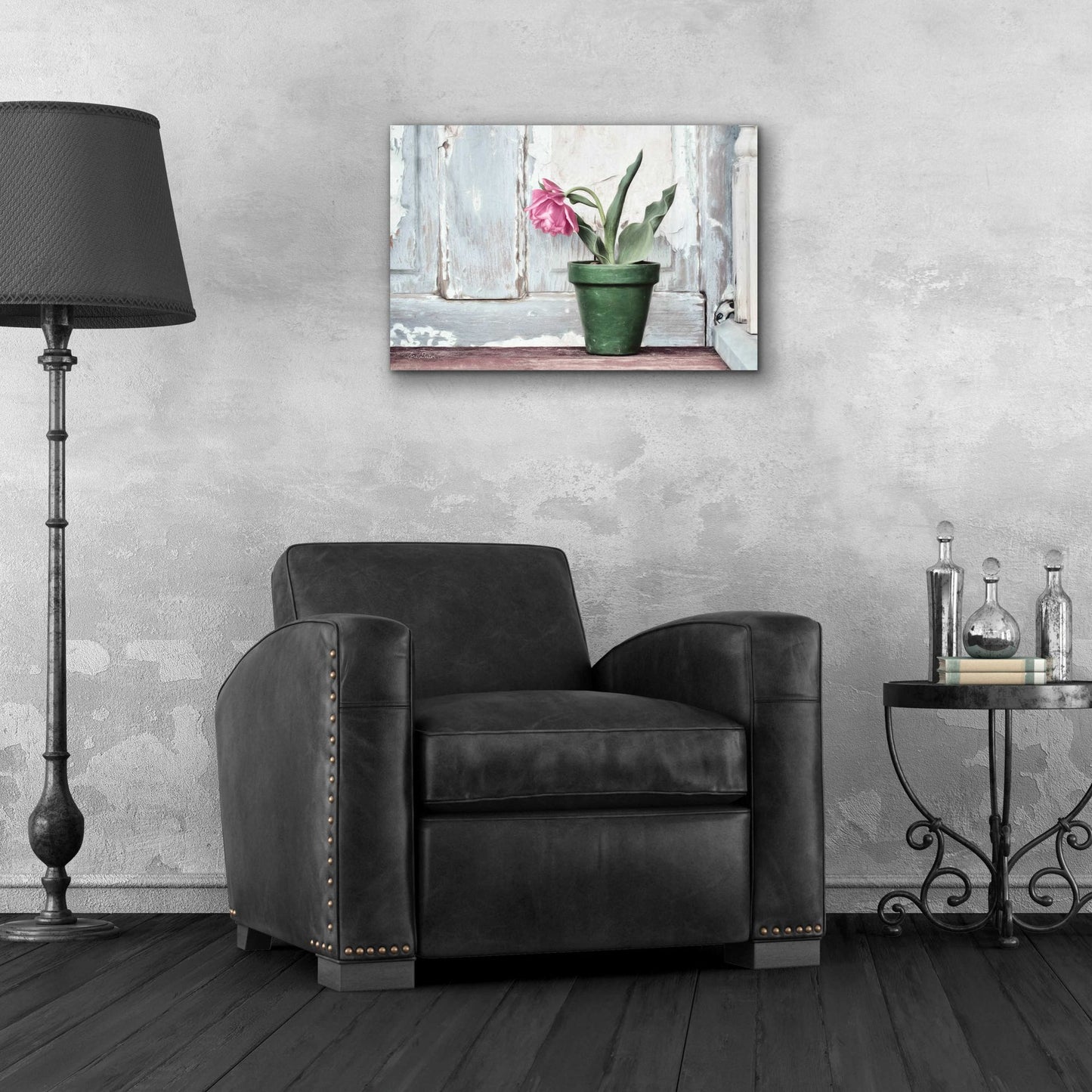 Epic Art 'Take a Bow Tulip' by Lori Deiter Acrylic Glass Wall Art,24x16