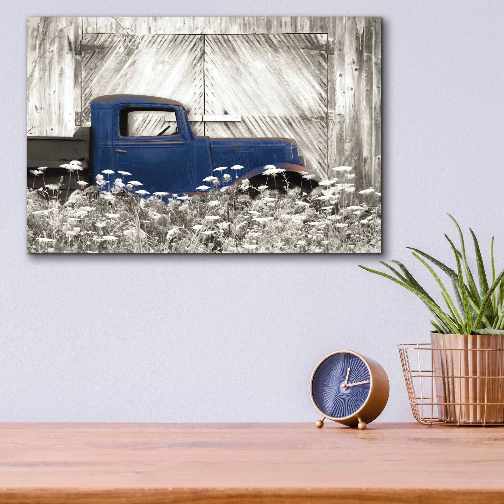 Epic Art 'Age is a Work of Art' by Lori Deiter Acrylic Glass Wall Art,16x12