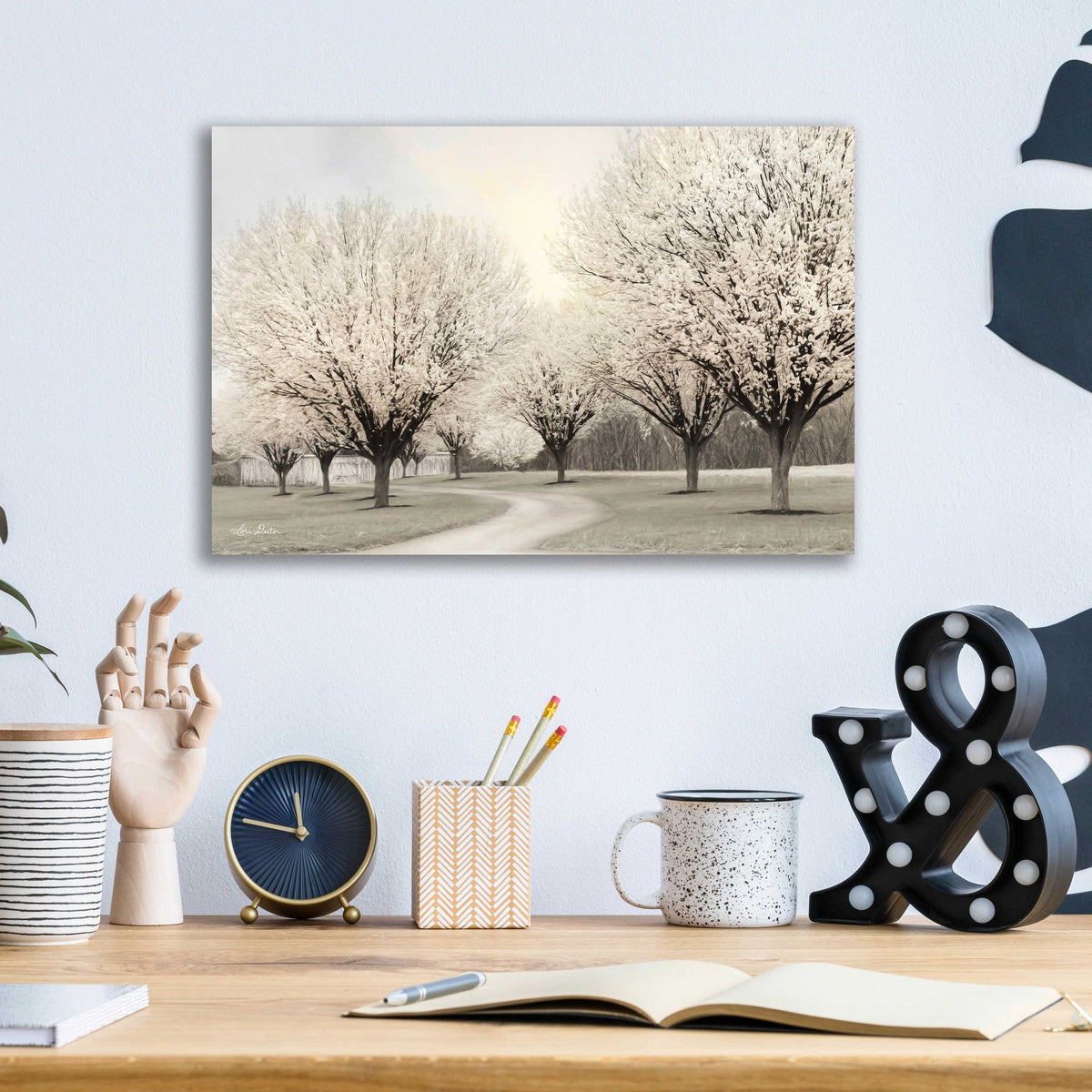Epic Art 'In Full Bloom' by Lori Deiter Acrylic Glass Wall Art,16x12