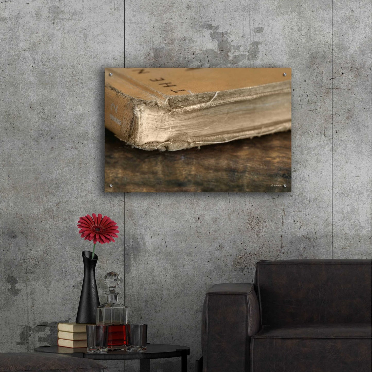 Epic Art 'Well Read' by Lori Deiter Acrylic Glass Wall Art,36x24