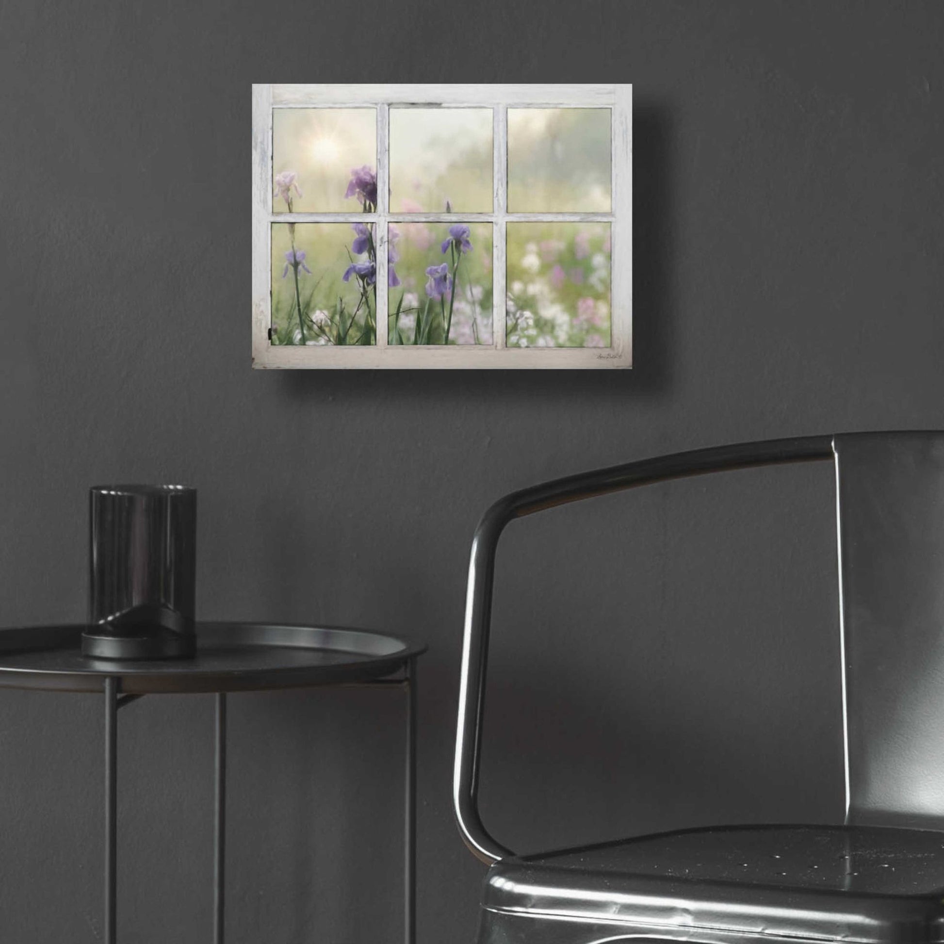 Epic Art 'Framed Flowers' by Lori Deiter Acrylic Glass Wall Art,16x12