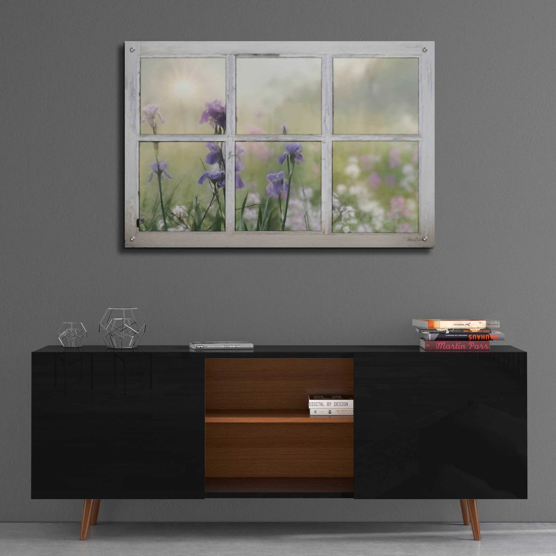 Epic Art 'Framed Flowers' by Lori Deiter Acrylic Glass Wall Art,36x24