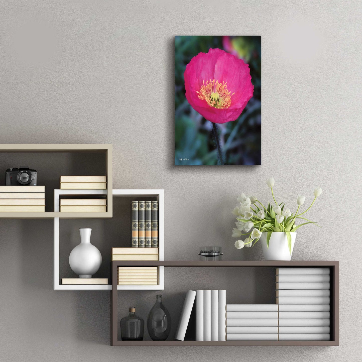 Epic Art 'Floral Pop I' by Lori Deiter Acrylic Glass Wall Art,16x24