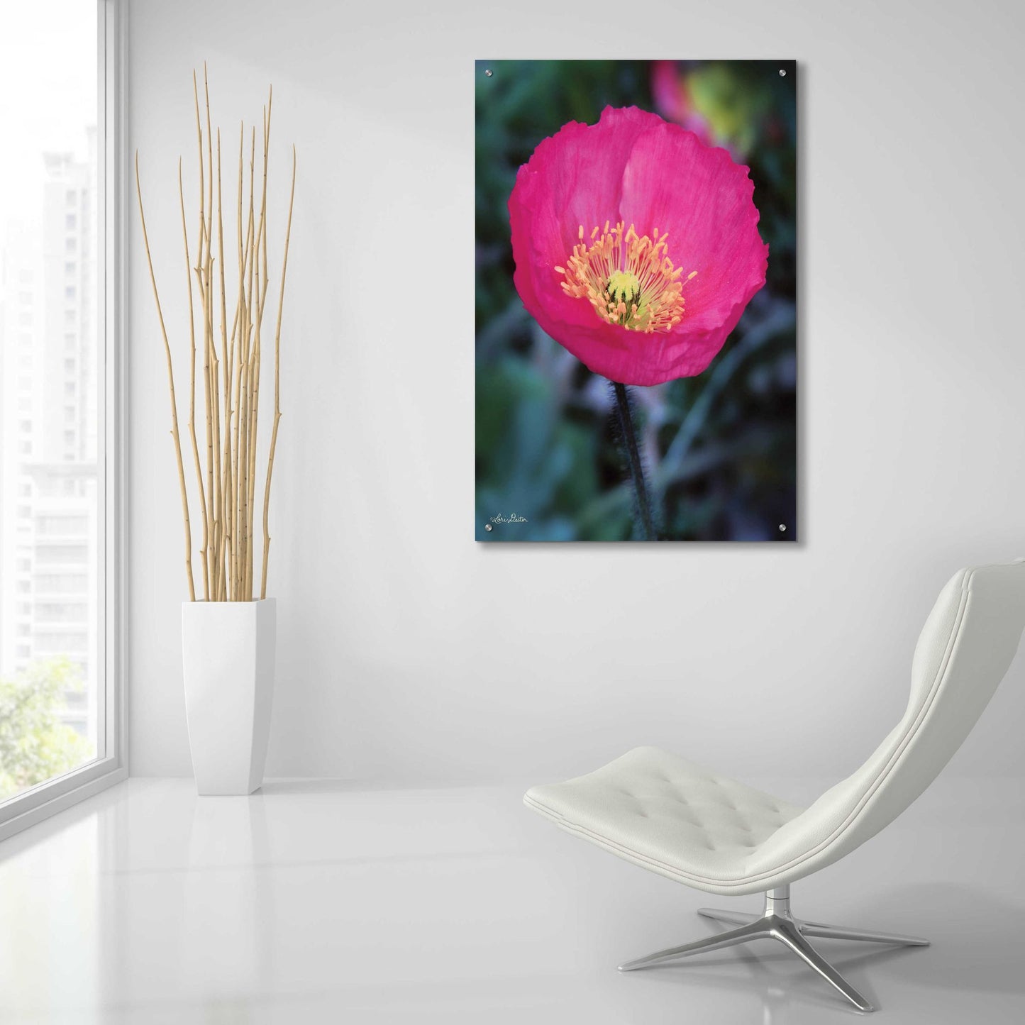 Epic Art 'Floral Pop I' by Lori Deiter Acrylic Glass Wall Art,24x36