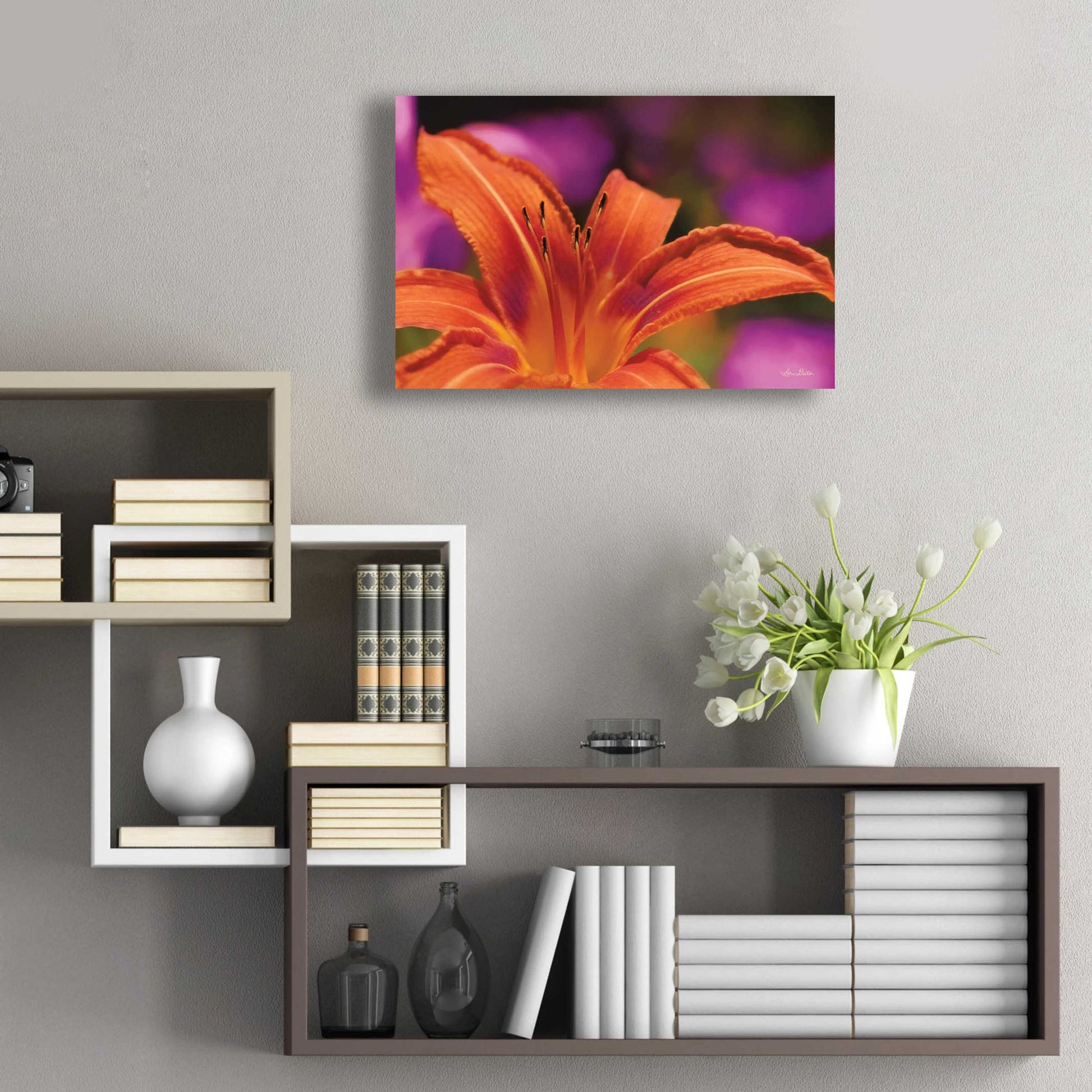 Epic Art 'Floral Pop V' by Lori Deiter Acrylic Glass Wall Art,24x16