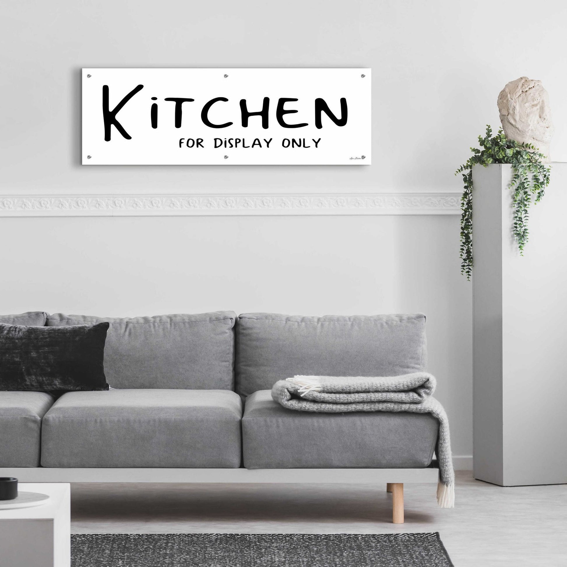 Epic Art 'Kitchen for Display Only' by Lori Deiter Acrylic Glass Wall Art,48x16