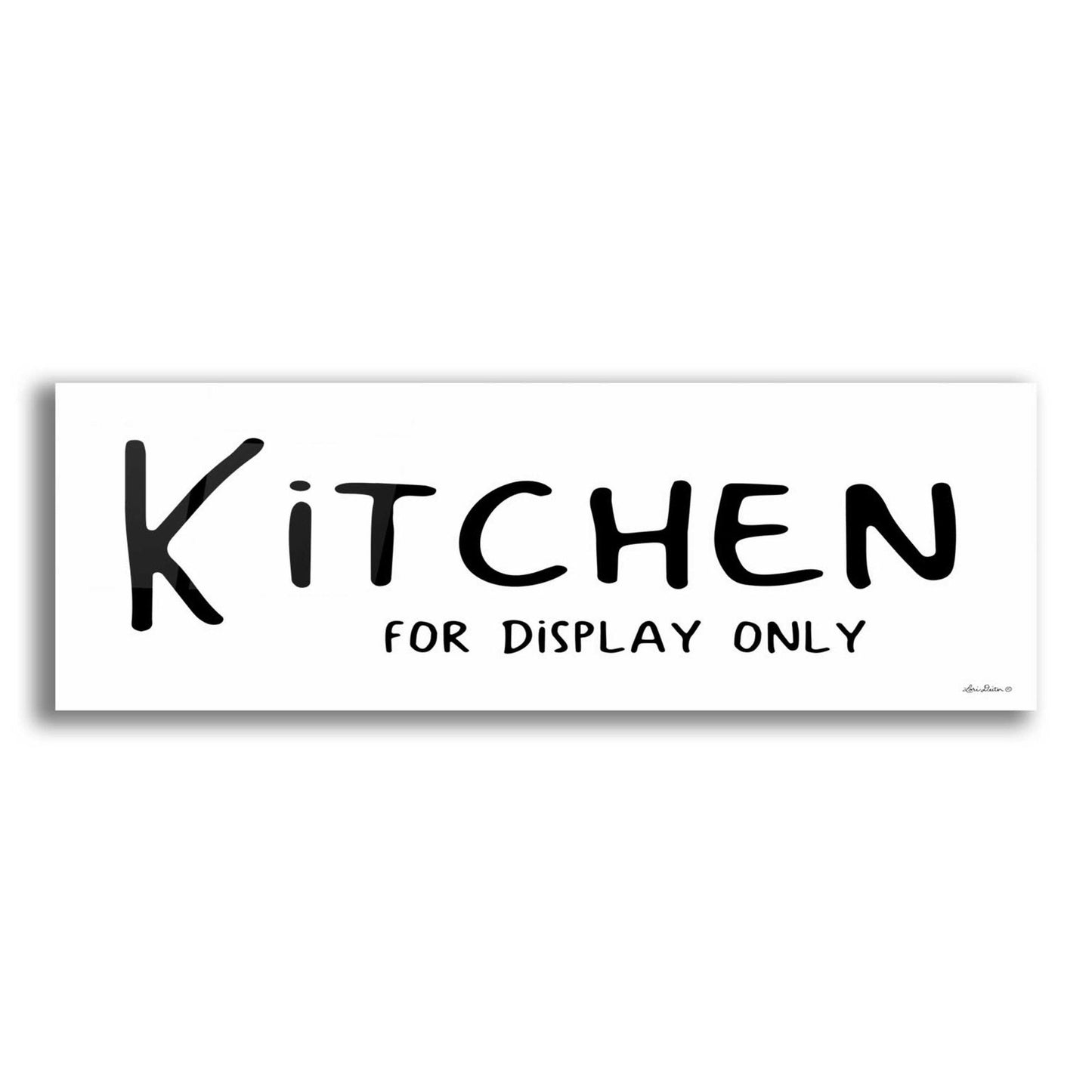 Epic Art 'Kitchen for Display Only' by Lori Deiter Acrylic Glass Wall Art,2:1