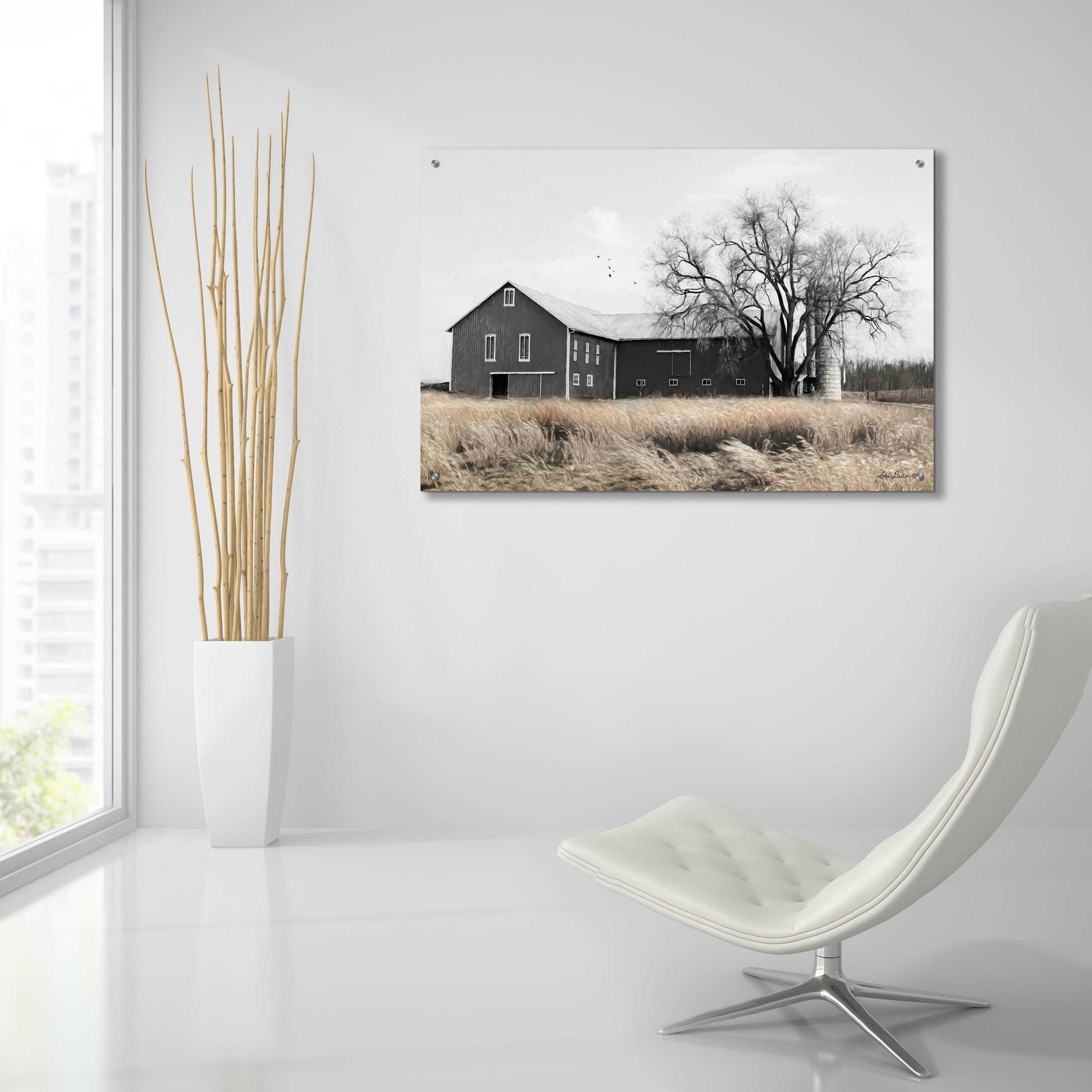 Epic Art 'Ohio Fields II' by Lori Deiter Acrylic Glass Wall Art,36x24