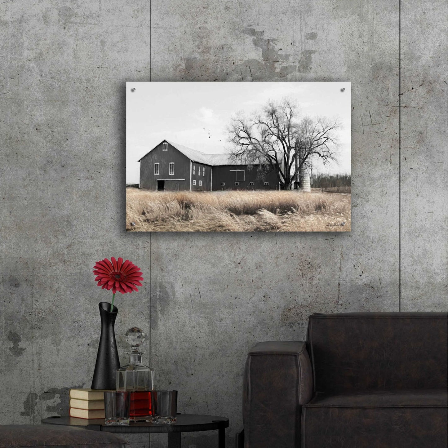 Epic Art 'Ohio Fields II' by Lori Deiter Acrylic Glass Wall Art,36x24