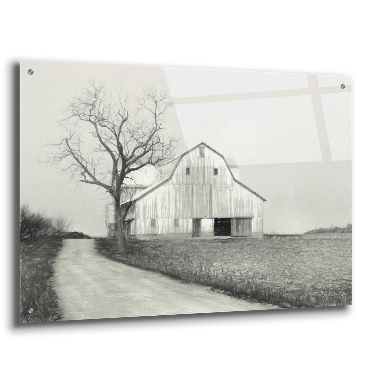 Epic Art 'Ohio Fields III' by Lori Deiter Acrylic Glass Wall Art,36x24