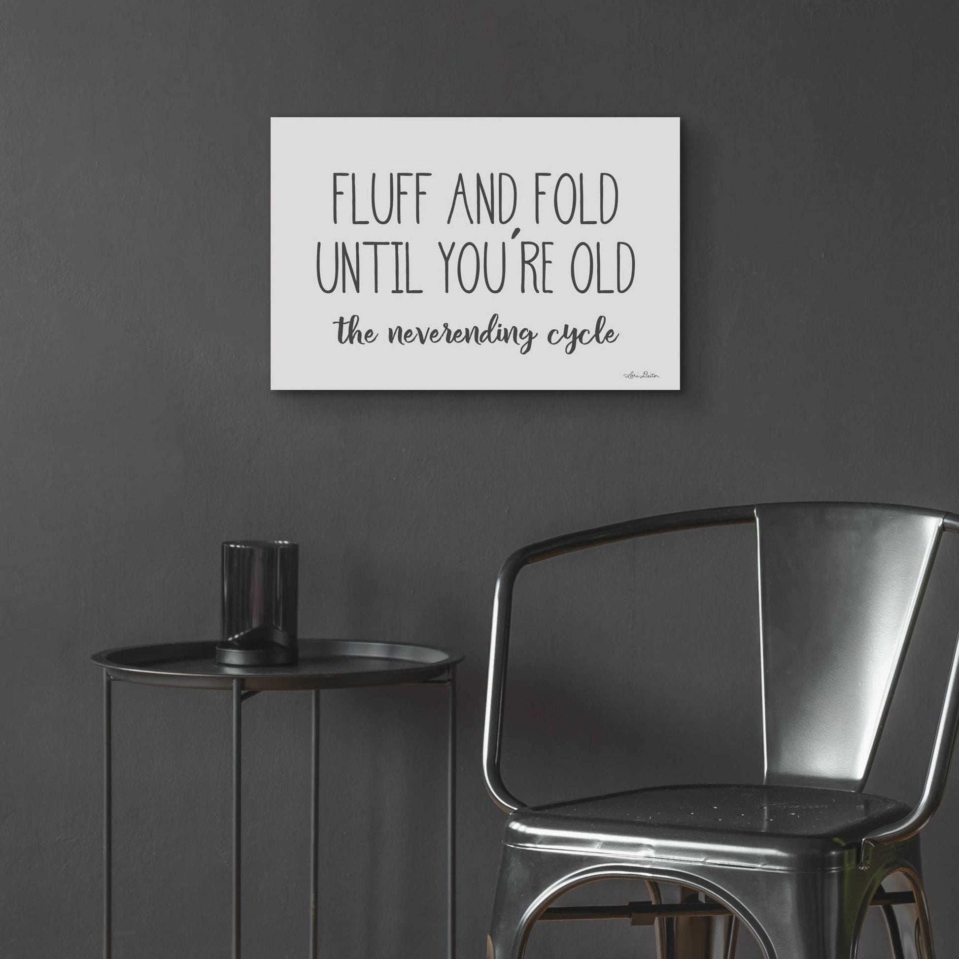 Epic Art 'Fluff and Fold' by Lori Deiter Acrylic Glass Wall Art,24x16