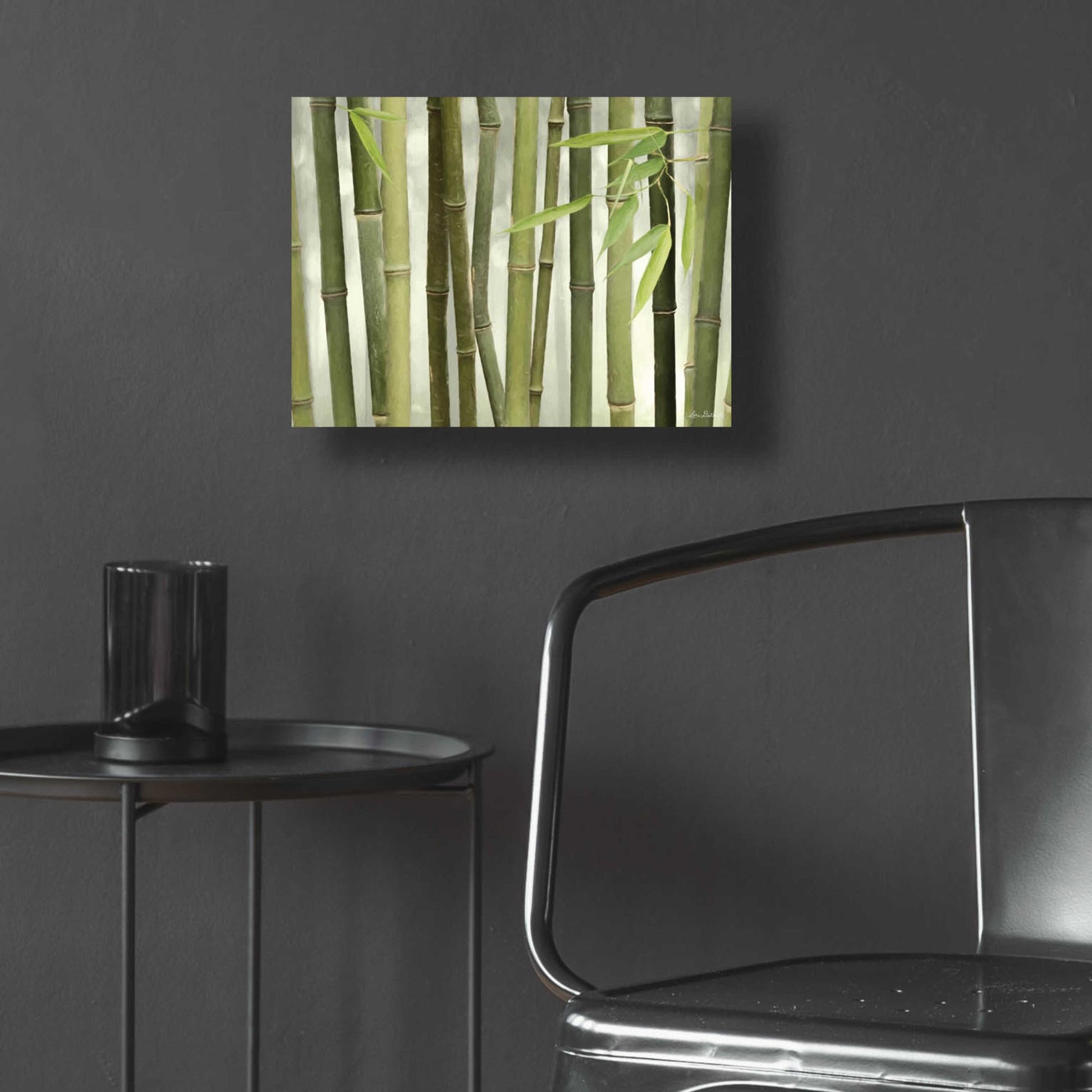 Epic Art 'Backlit Bamboo I' by Lori Deiter Acrylic Glass Wall Art,16x12