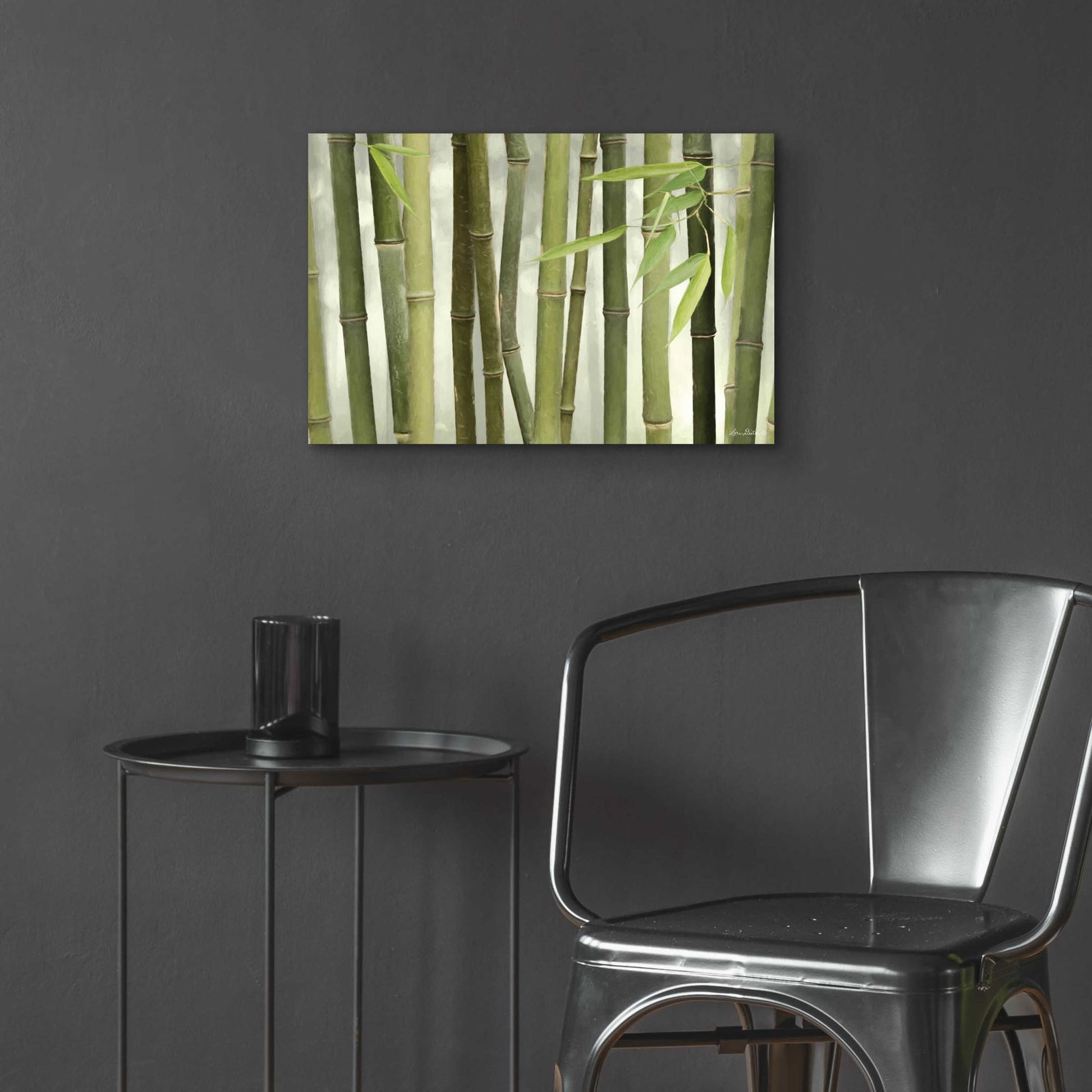 Epic Art 'Backlit Bamboo I' by Lori Deiter Acrylic Glass Wall Art,24x16