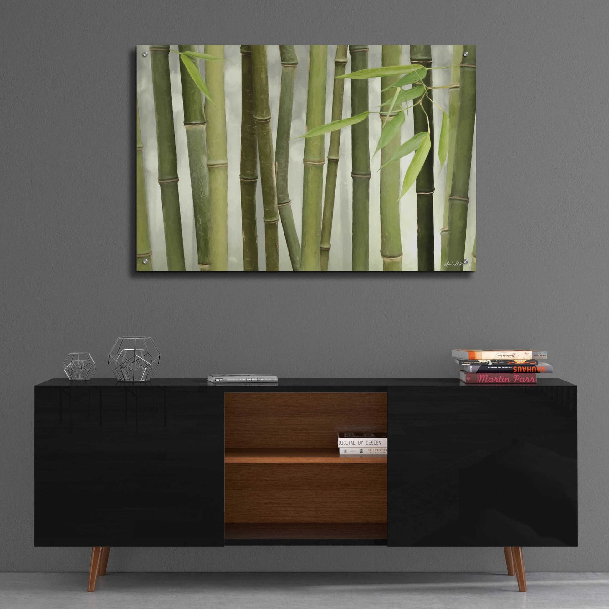 Epic Art 'Backlit Bamboo I' by Lori Deiter Acrylic Glass Wall Art,36x24