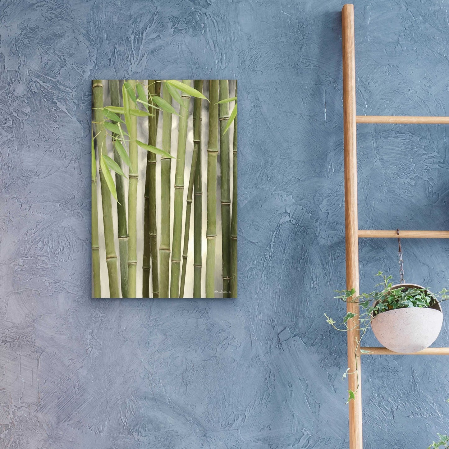 Epic Art 'Backlit Bamboo II' by Lori Deiter Acrylic Glass Wall Art,16x24