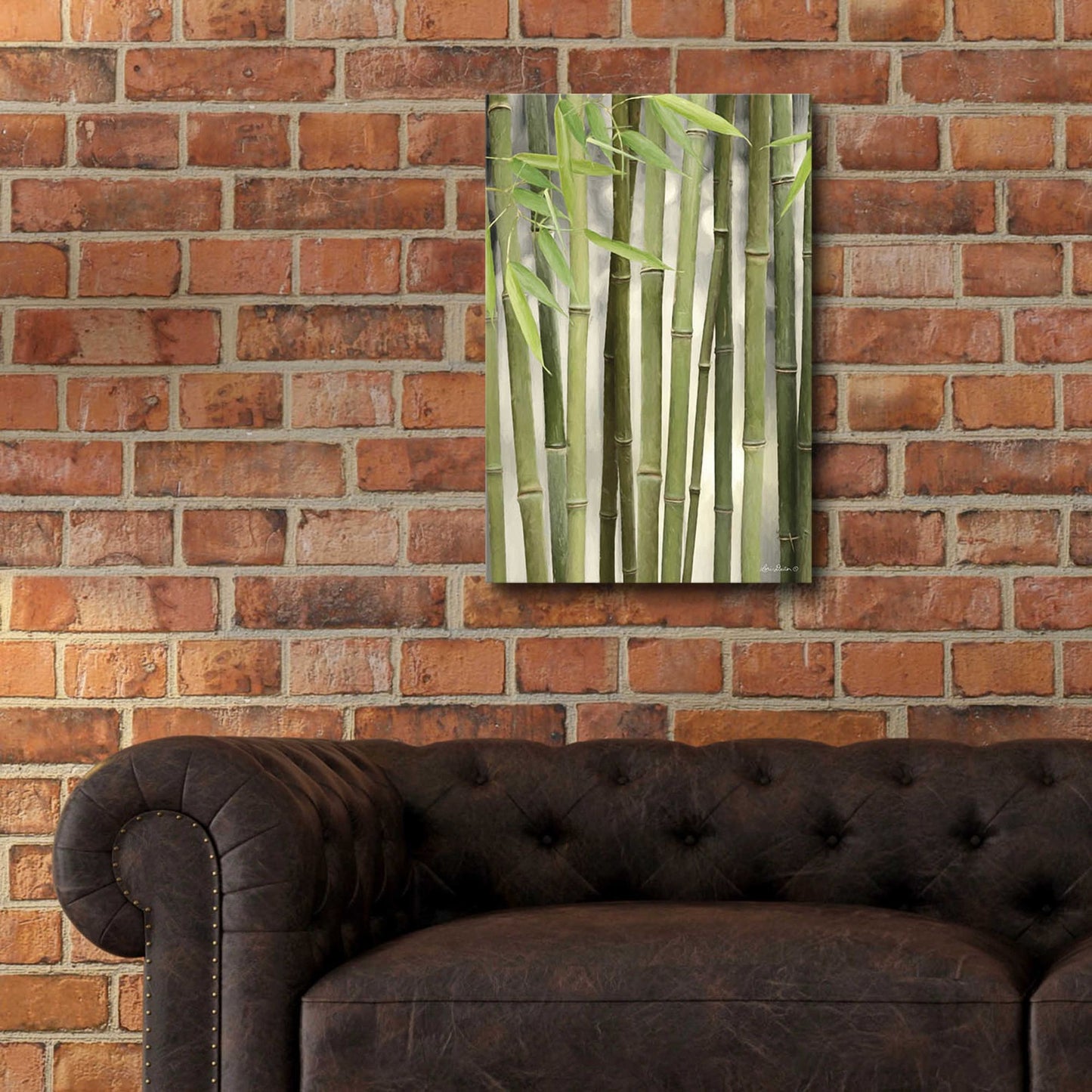 Epic Art 'Backlit Bamboo II' by Lori Deiter Acrylic Glass Wall Art,16x24