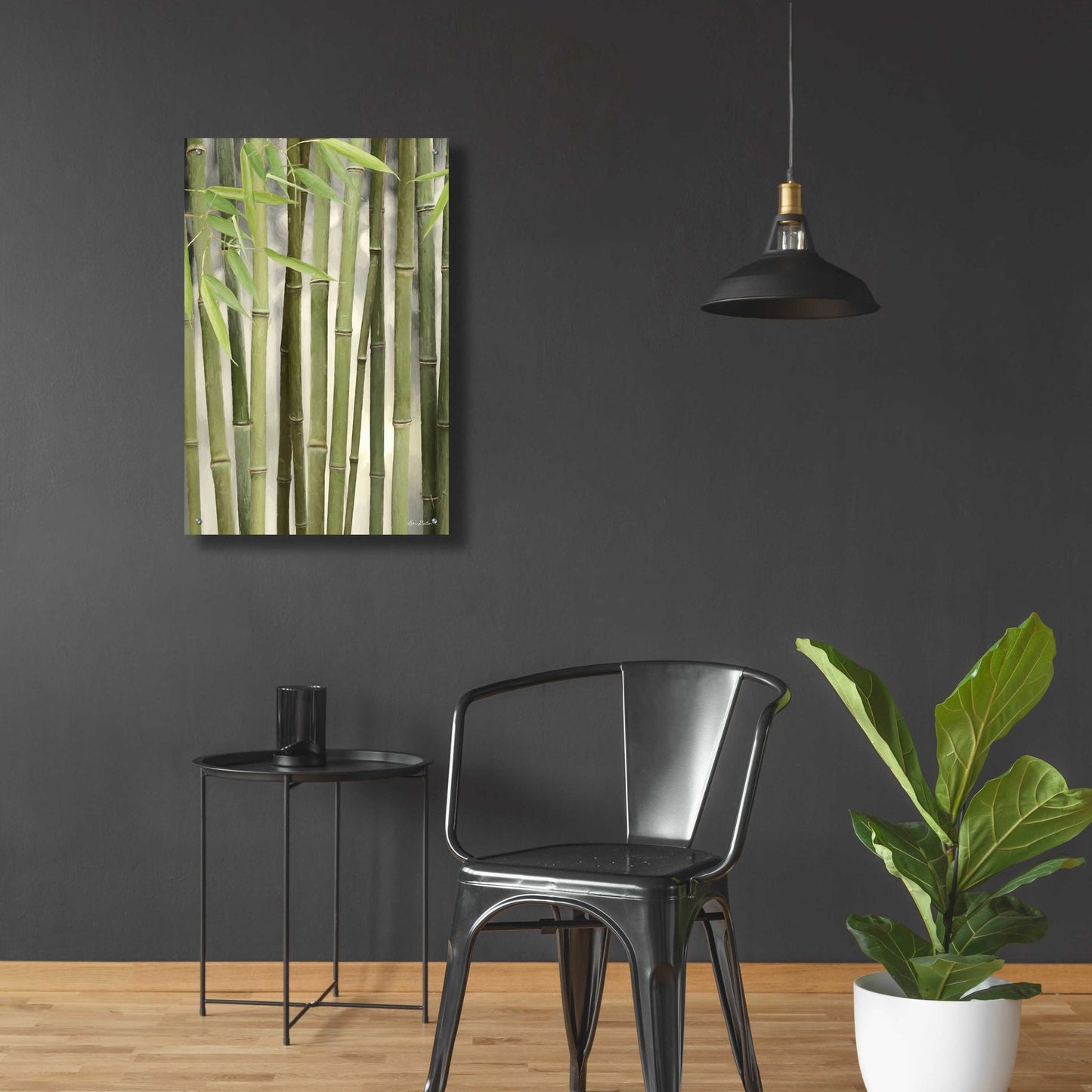 Epic Art 'Backlit Bamboo II' by Lori Deiter Acrylic Glass Wall Art,24x36