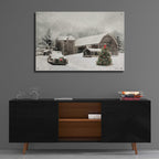 Epic Art 'Farmhouse Christmas' by Lori Deiter Acrylic Glass Wall Art,36x24