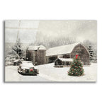 Epic Art 'Farmhouse Christmas' by Lori Deiter Acrylic Glass Wall Art