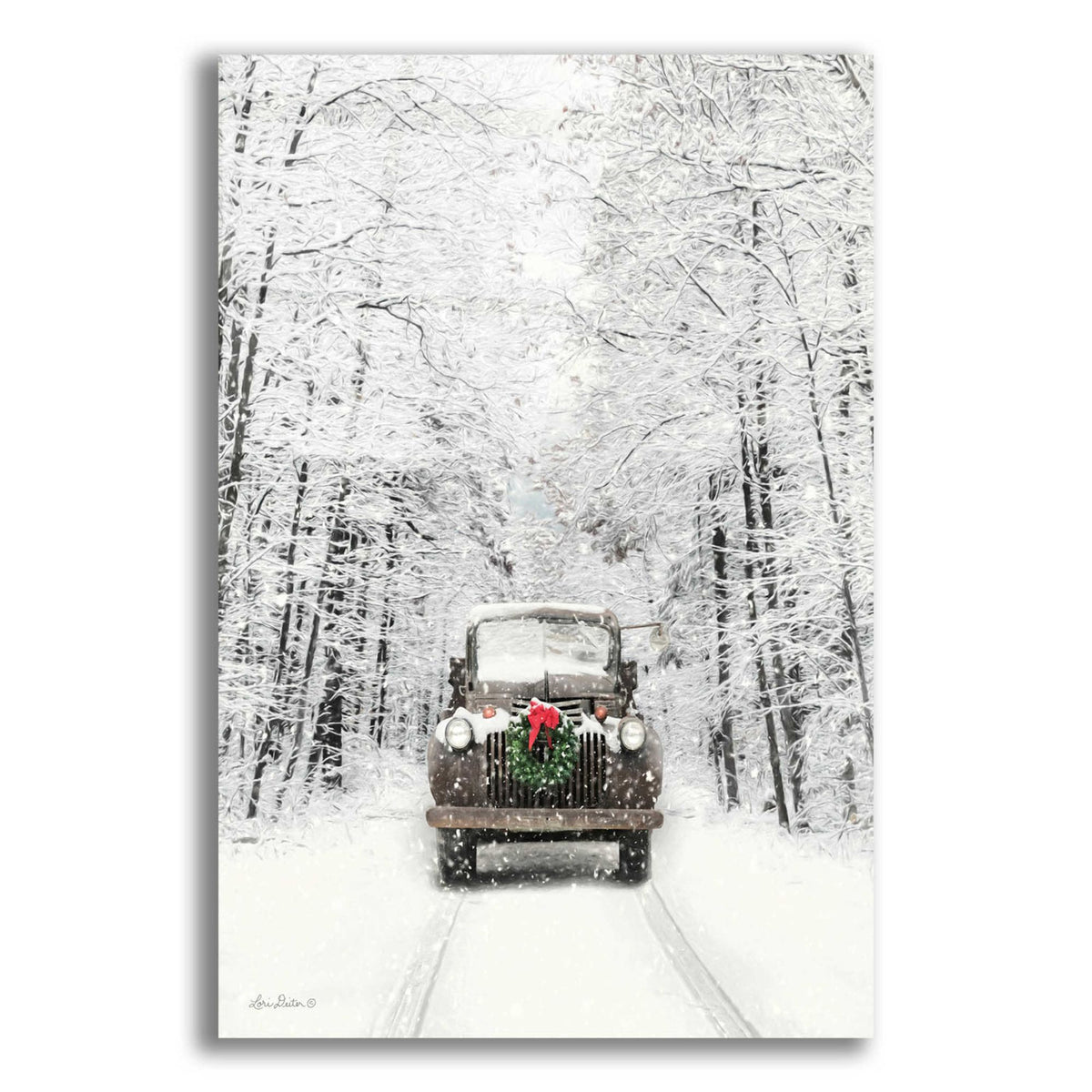 Epic Art 'Antique Christmas' by Lori Deiter Acrylic Glass Wall Art