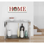 Epic Art 'Christmas Home' by Lori Deiter Acrylic Glass Wall Art,36x12