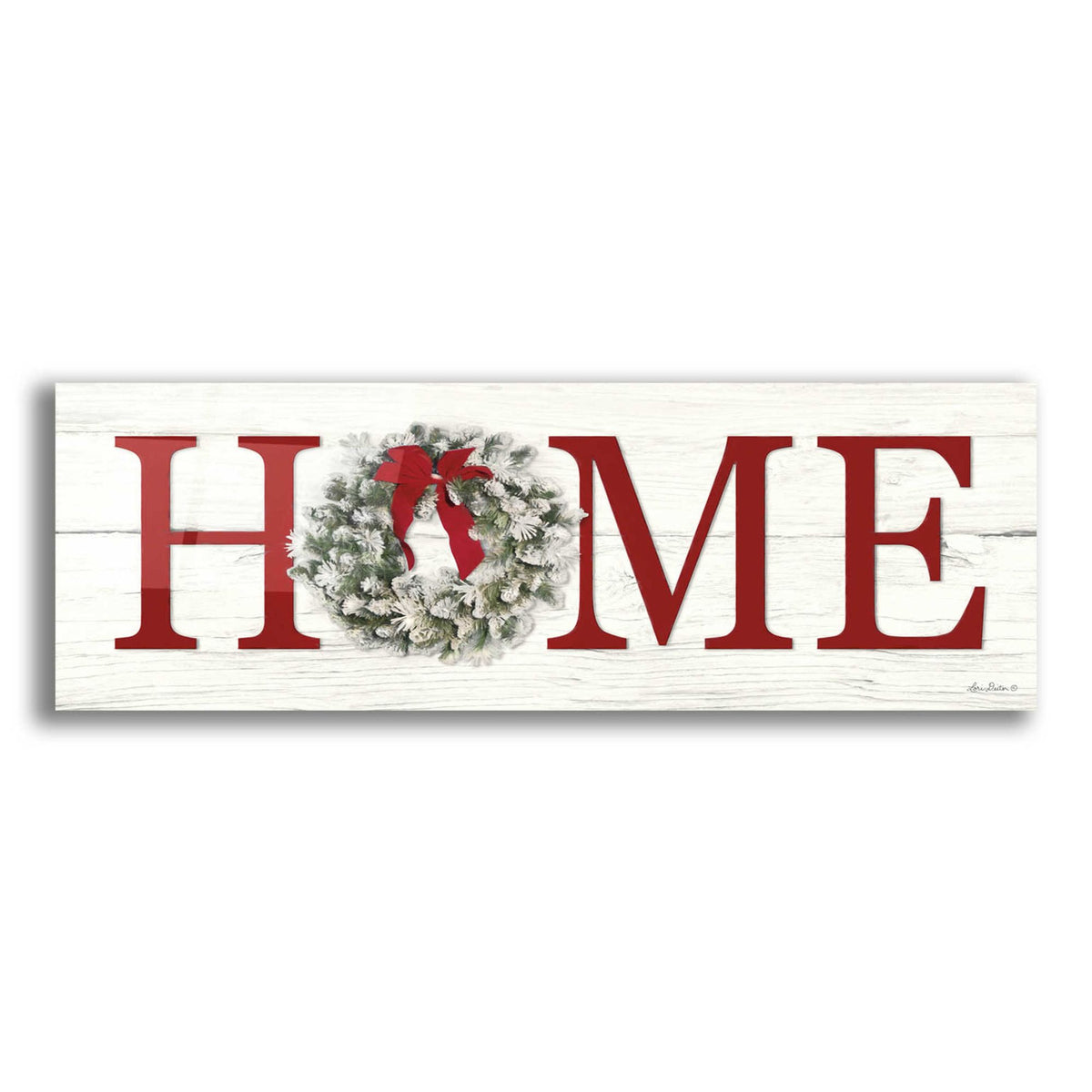 Epic Art 'Christmas Home' by Lori Deiter Acrylic Glass Wall Art,3:1