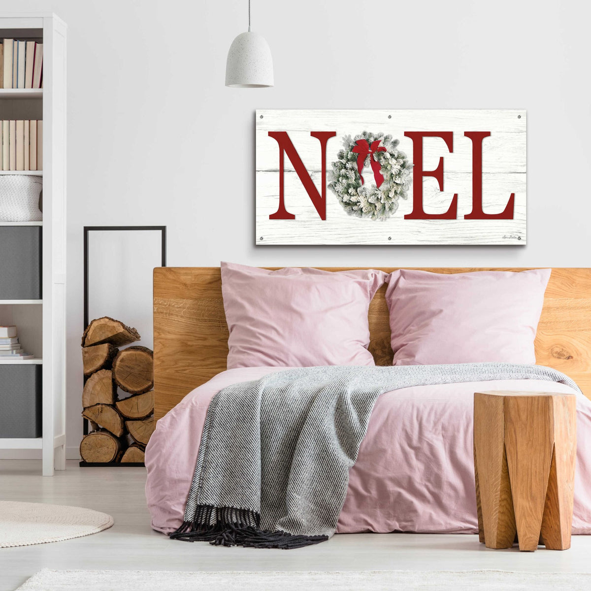 Epic Art 'Christmas Noel' by Lori Deiter Acrylic Glass Wall Art,48x24