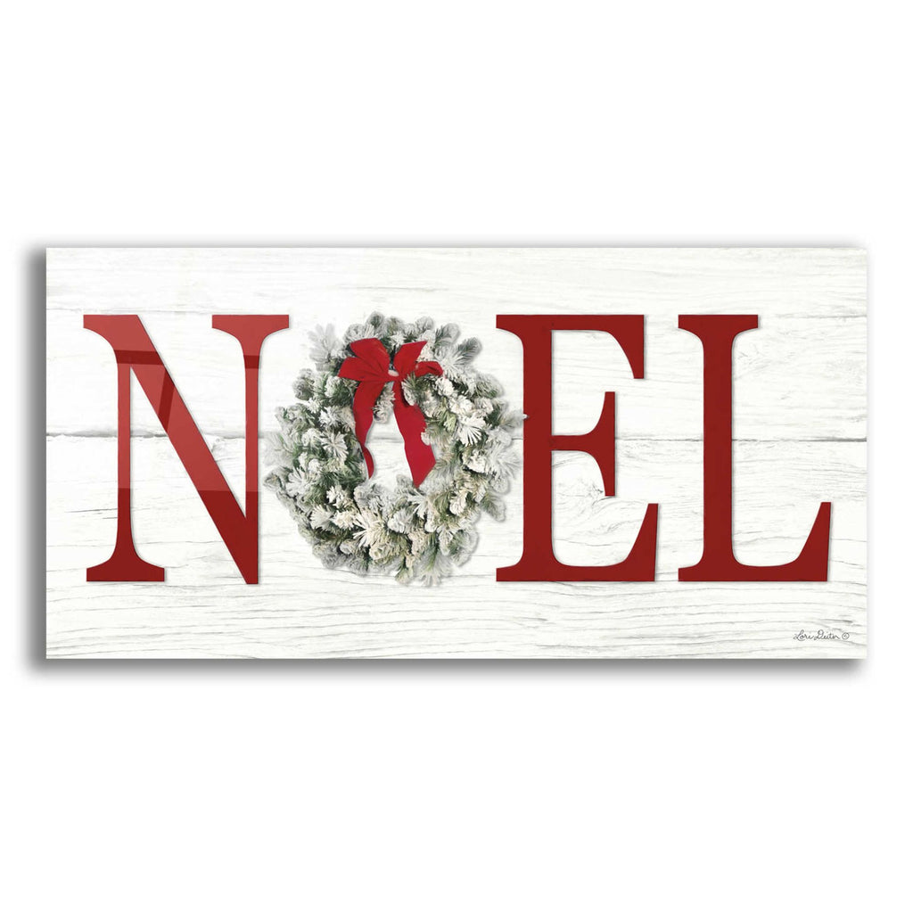 Epic Art 'Christmas Noel' by Lori Deiter Acrylic Glass Wall Art,2:1