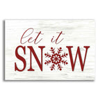 Epic Art 'Let It Snow 2' by Lori Deiter Acrylic Glass Wall Art
