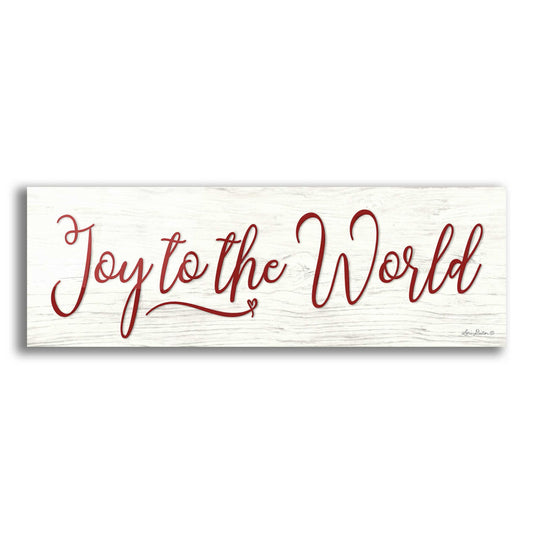 Epic Art 'Joy to the World' by Lori Deiter Acrylic Glass Wall Art,3:1