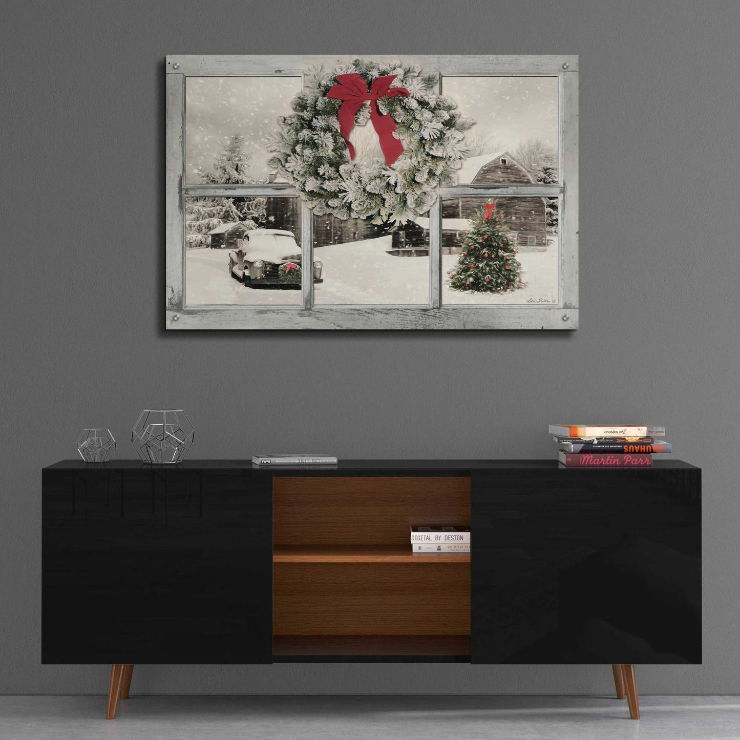 Epic Art 'It's Cold Outside' by Lori Deiter Acrylic Glass Wall Art,36x24