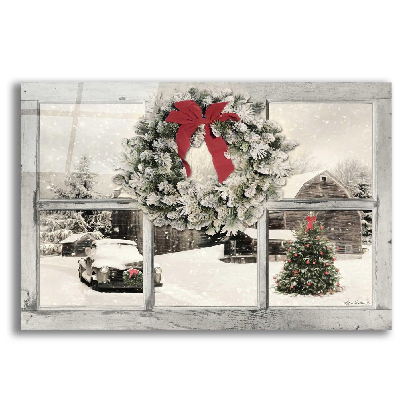 Epic Art 'It's Cold Outside' by Lori Deiter Acrylic Glass Wall Art