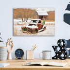 Epic Art 'Christmas Lawn Ornament' by Lori Deiter Acrylic Glass Wall Art,16x12