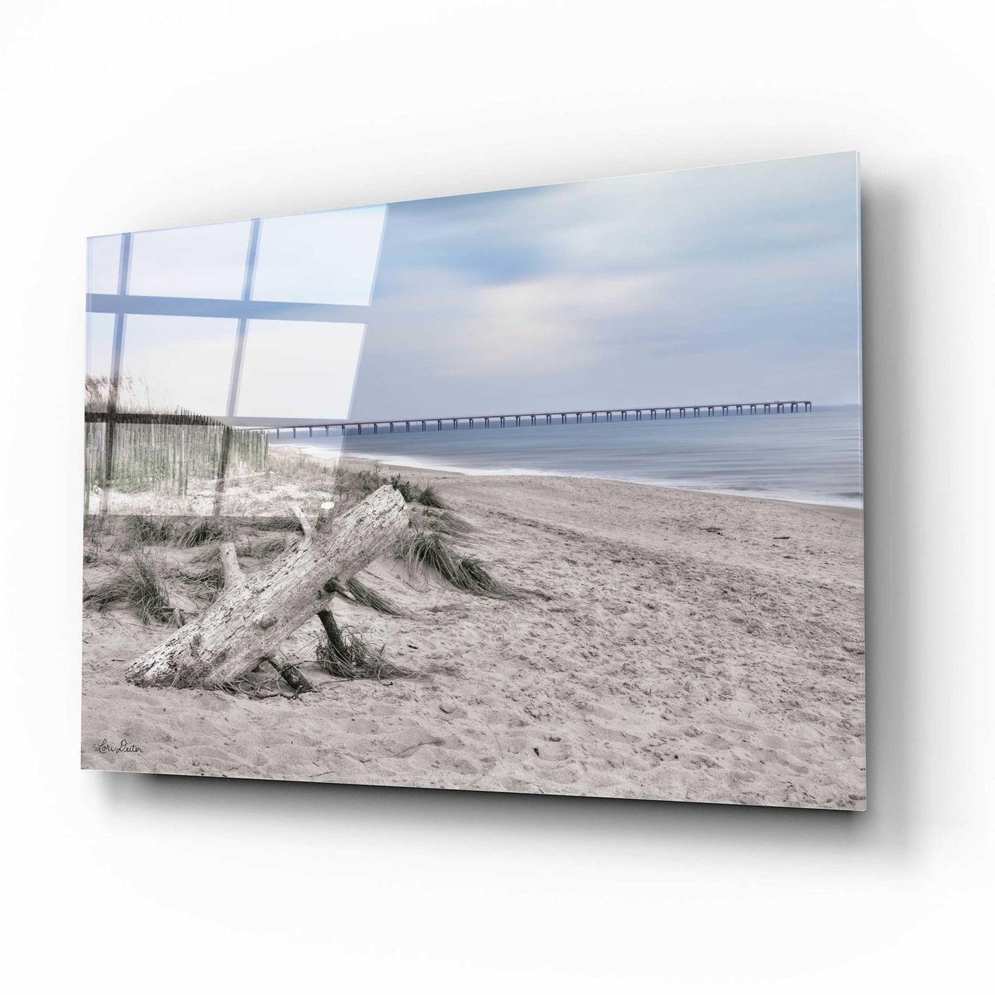 Epic Art 'Outer Banks Beach' by Lori Deiter Acrylic Glass Wall Art,16x12