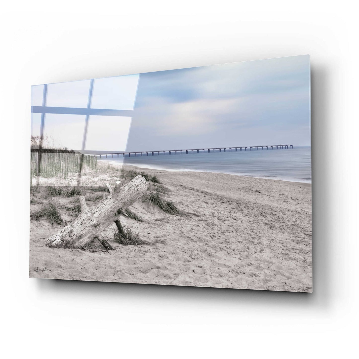 Epic Art 'Outer Banks Beach' by Lori Deiter Acrylic Glass Wall Art,24x16