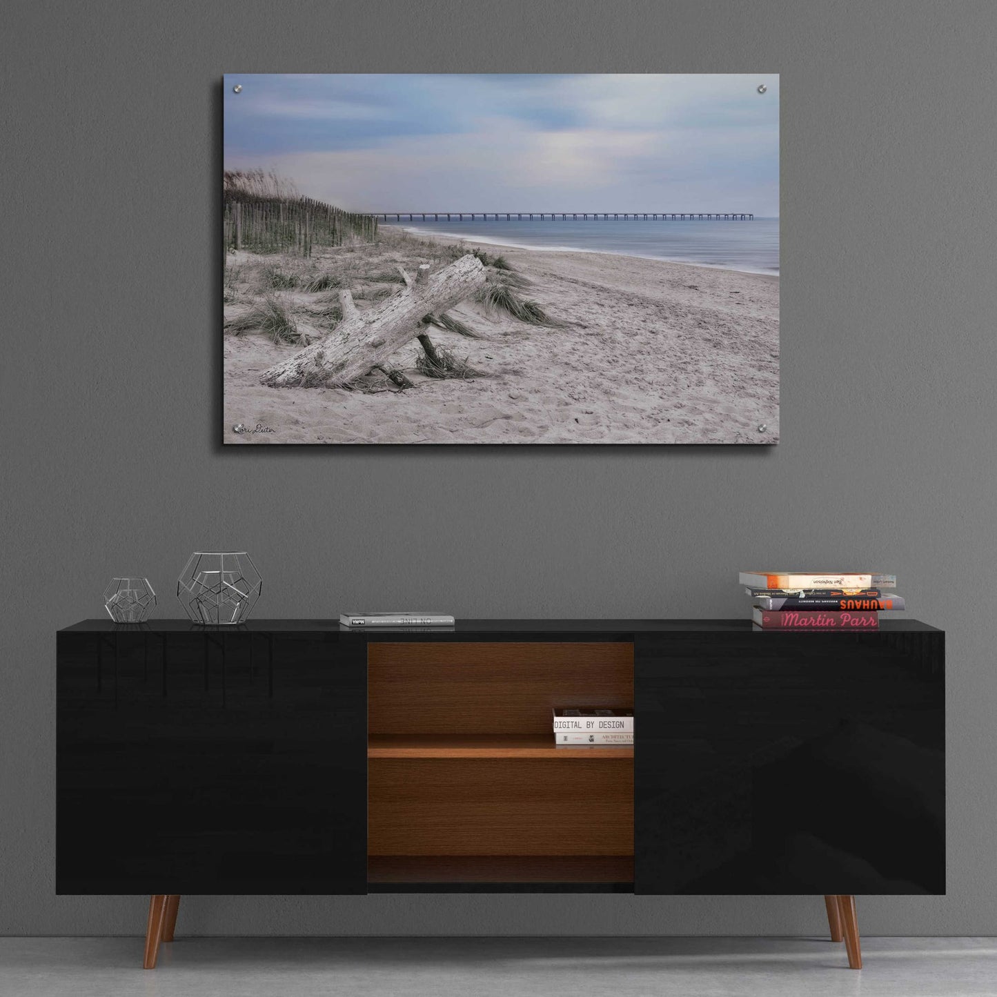 Epic Art 'Outer Banks Beach' by Lori Deiter Acrylic Glass Wall Art,36x24