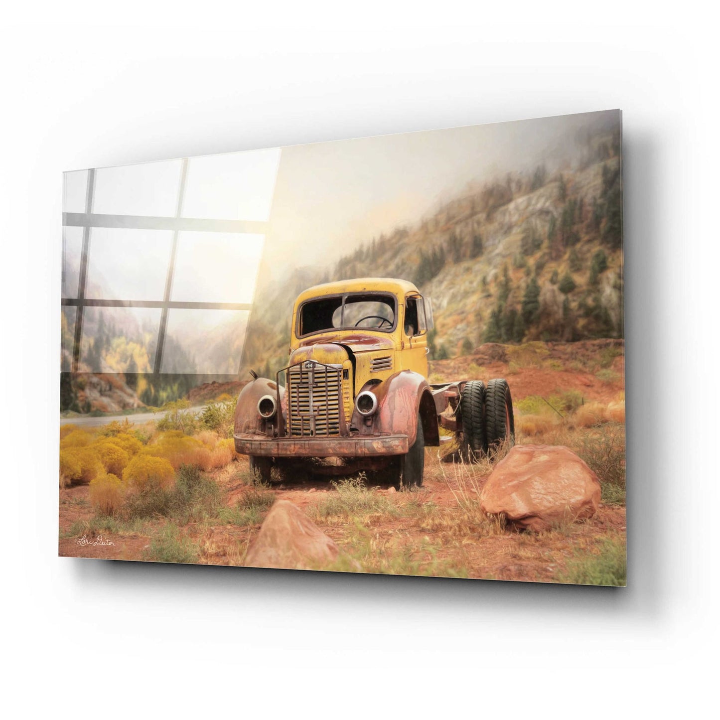 Epic Art 'Southwestern Relic' by Lori Deiter Acrylic Glass Wall Art,24x16