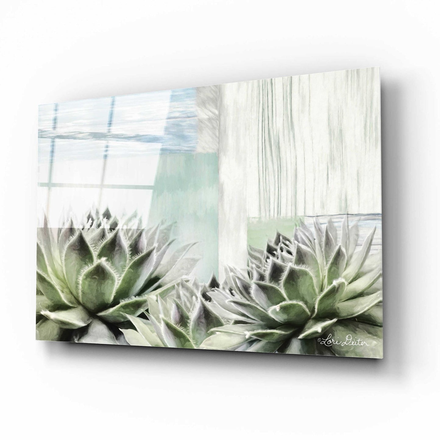 Epic Art 'Grow in Grace' by Lori Deiter Acrylic Glass Wall Art,16x12