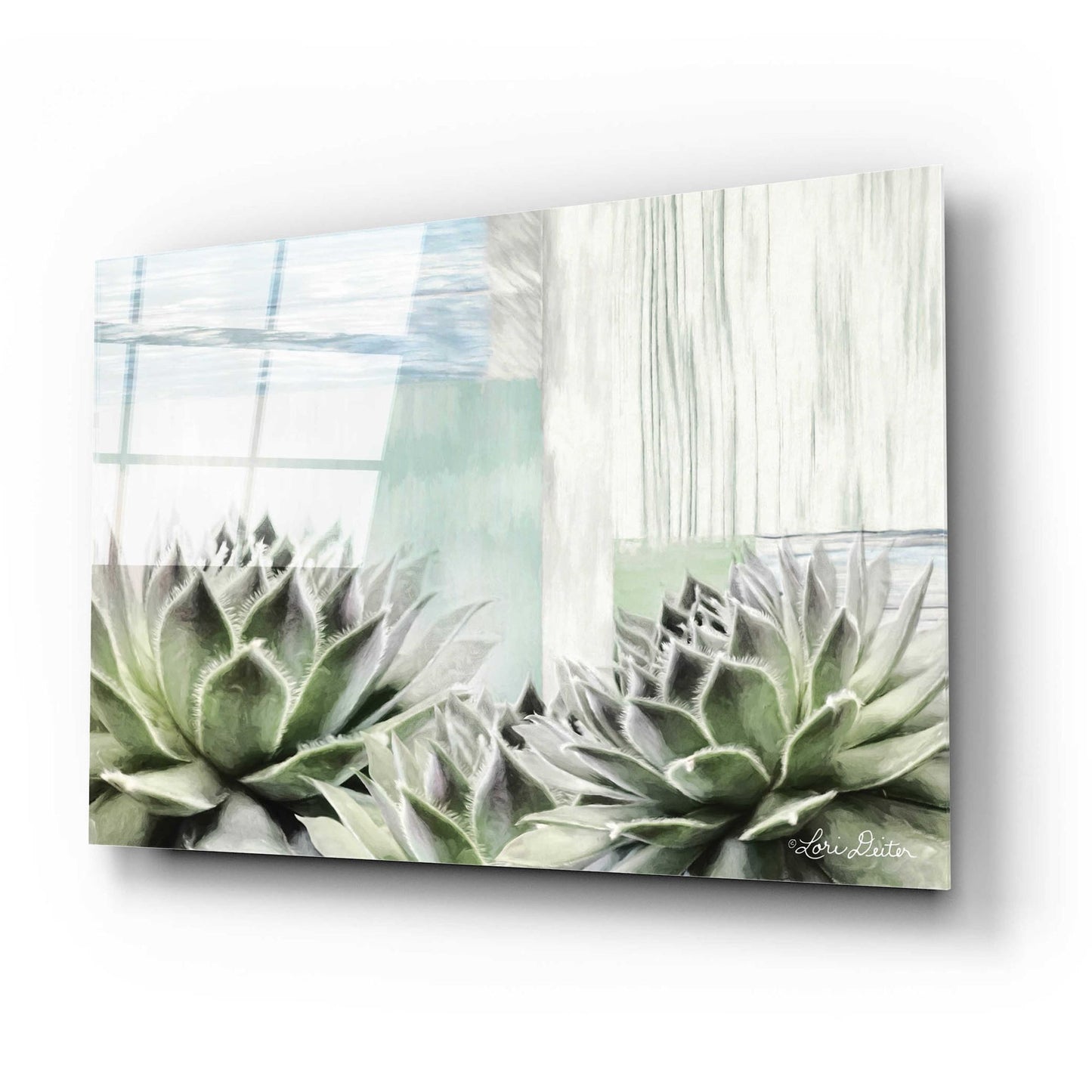 Epic Art 'Grow in Grace' by Lori Deiter Acrylic Glass Wall Art,24x16